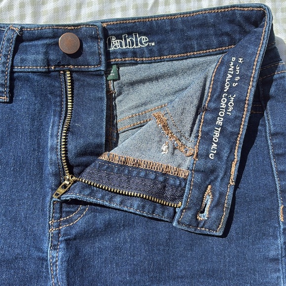 Denim Women's high-rise Shorts Wild Fable - Picture 8 of 8